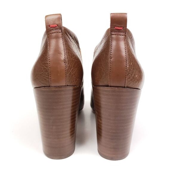 Ellen DeGeneres brown leather Mahoney booties 9.5 - Picture 3 of 8